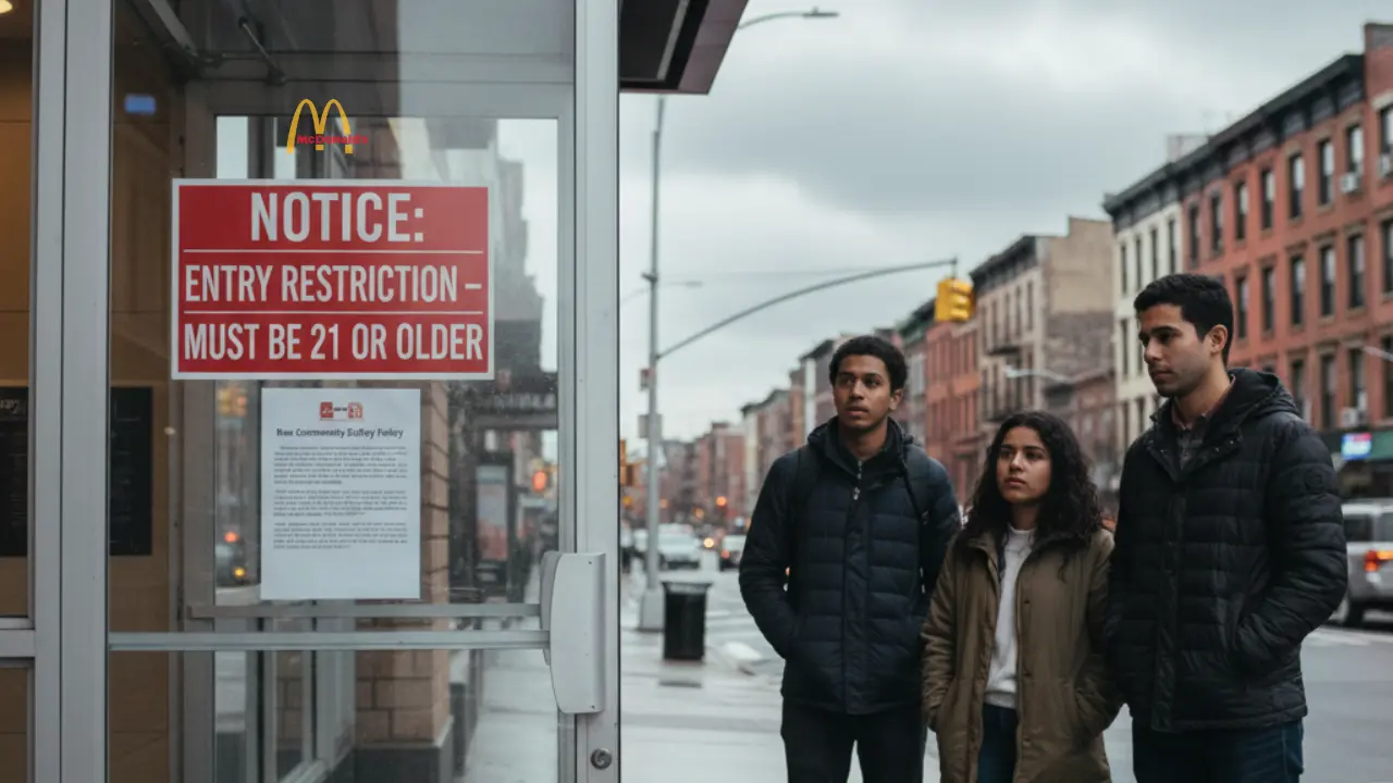 McDonald’s Virginia and Brooklyn outlets ban under 21 and 20 customers due to youth violence incidents