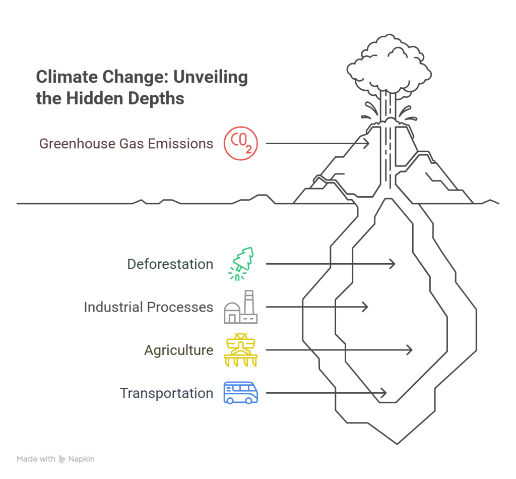 Causes of Climate Change - visual selection