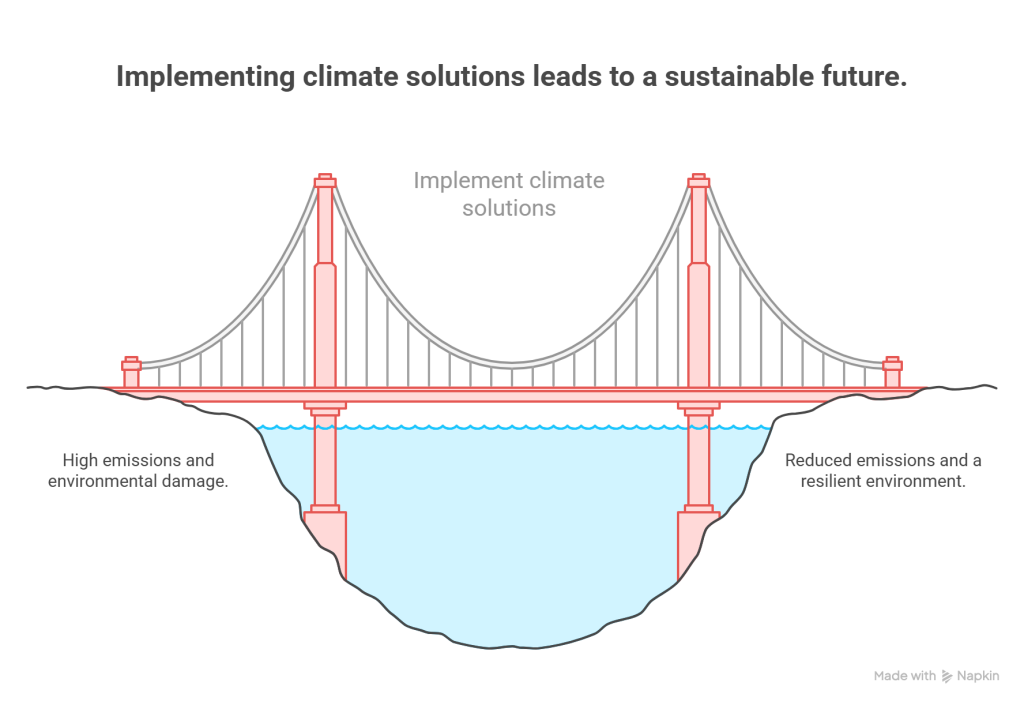 Climate Change Causes and Solutions - visual selection