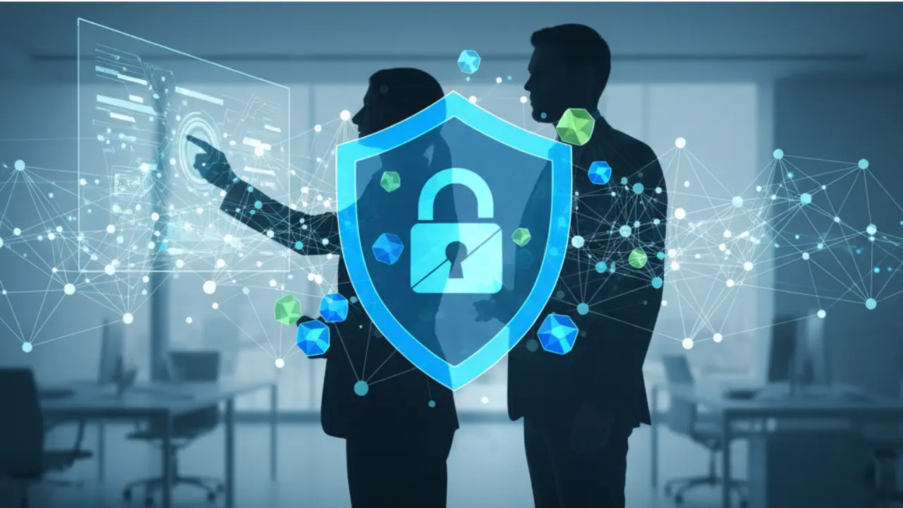 What Are Data Privacy Consulting Services? A Complete Guide. Two colleagues discussing the privacy services on a whiteboard.