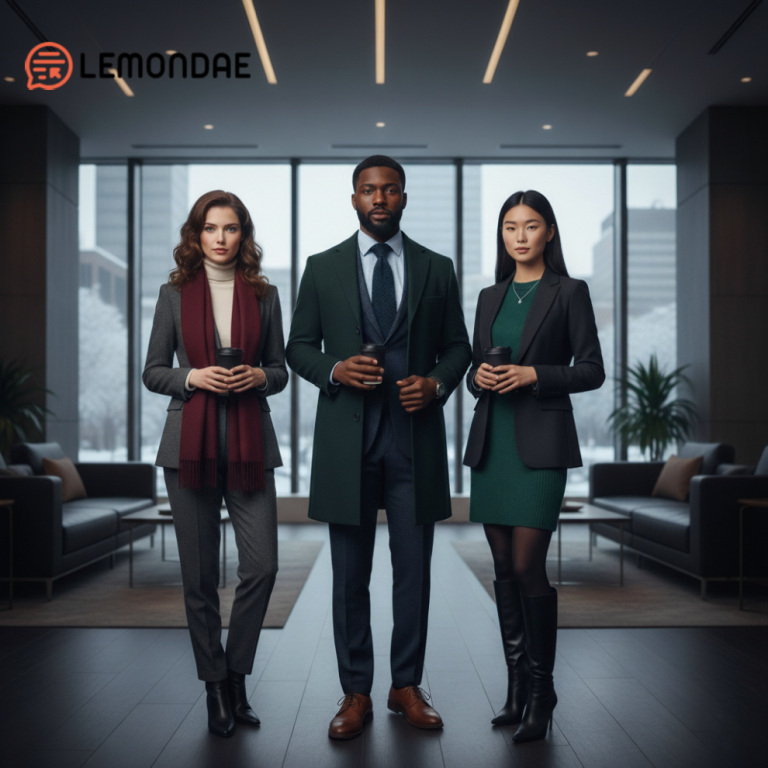 Winter Business Attire for business professionals