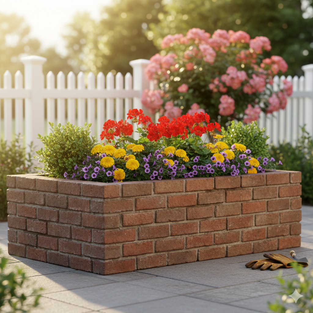Brick Planter Box