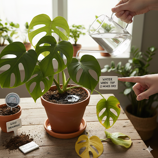 How Often Should I Water My Swiss Cheese Plant-image