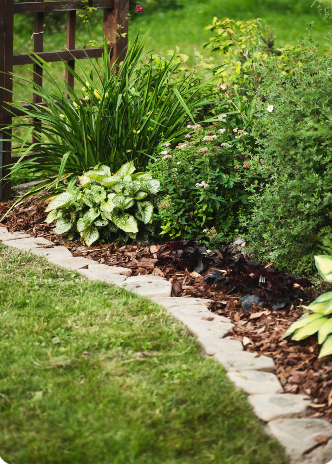 Mulch Trenched Edge
