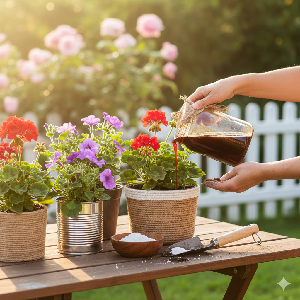 Use Homemade Fertilizer in DIY Pots